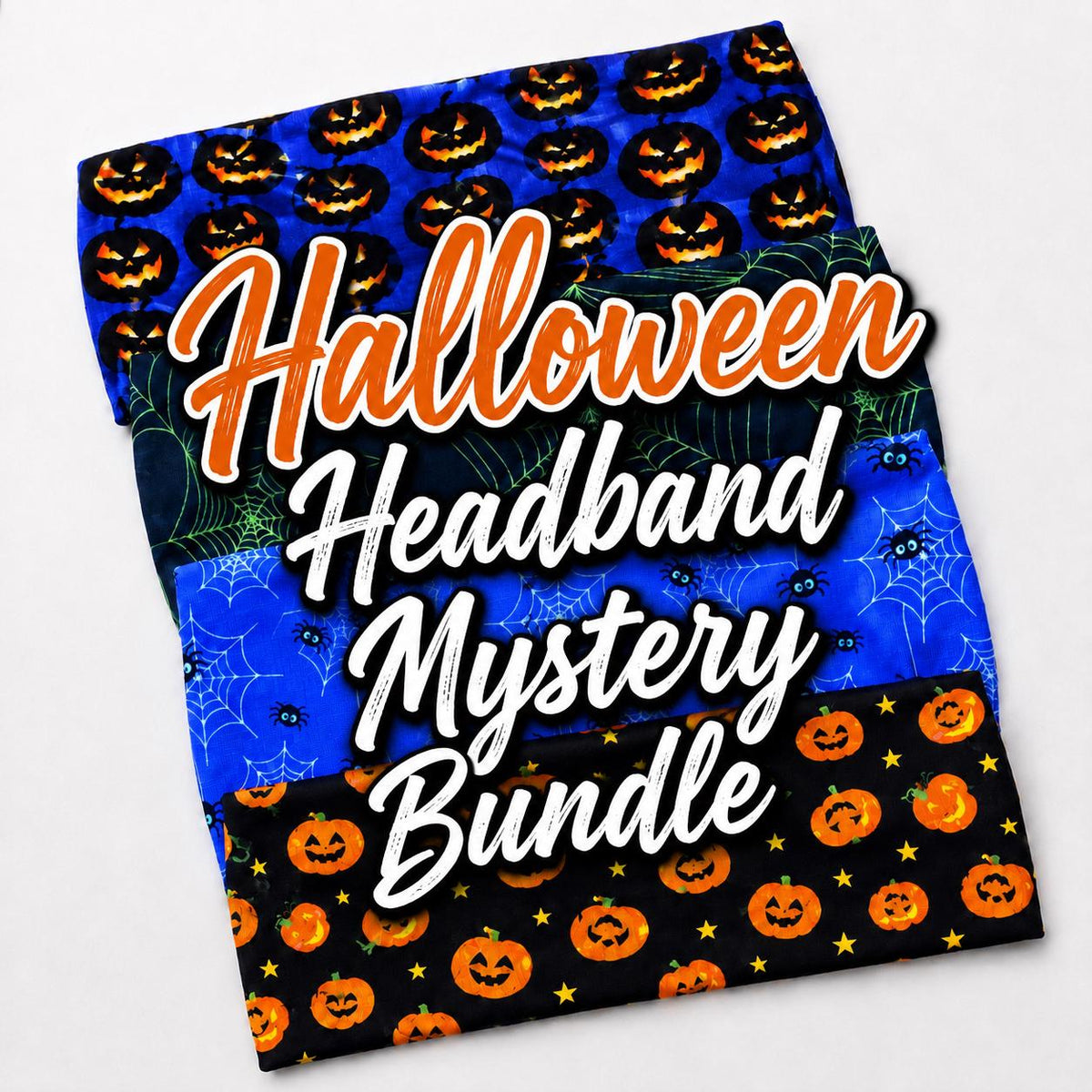 Halloween Moisture Wicking Headband Bundle.  Non slip Athletic Headband. Running Headband. Halloween Headband. Holiday Headband Bundle