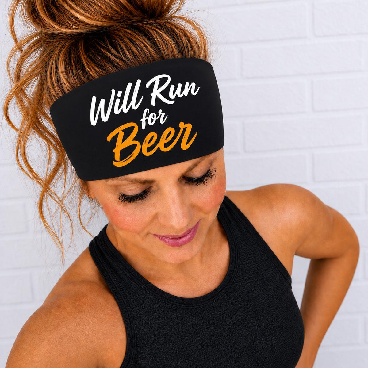 Will Run for Beer Running Headband. Funny Running Headband. Beer Mile Headband. Beer Run Race Headband. Runner Gift.