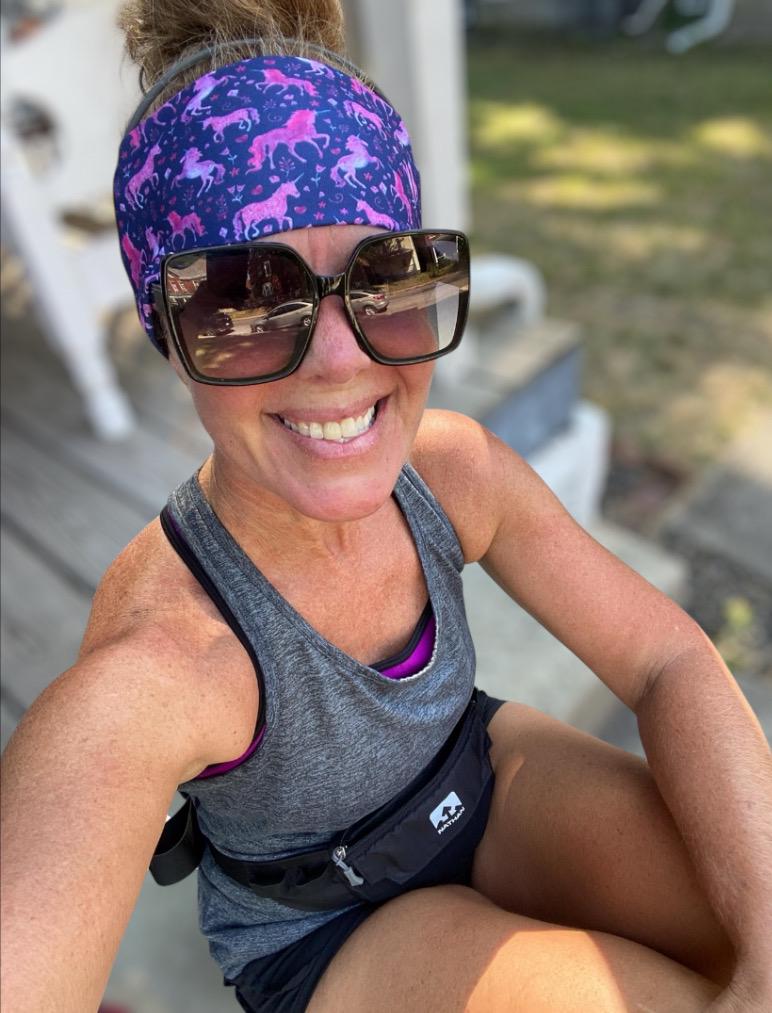 Unicorn moisture wicking, non slip, athletic headband, Running Headband, Yoga Headband, Performance Headband. Mystical Headband