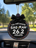 26.2 Car Freshie. Funny Runner Gift.  Marathon Air Freshener. Race Day Gift. Running Car Freshener. Running Car Freshie