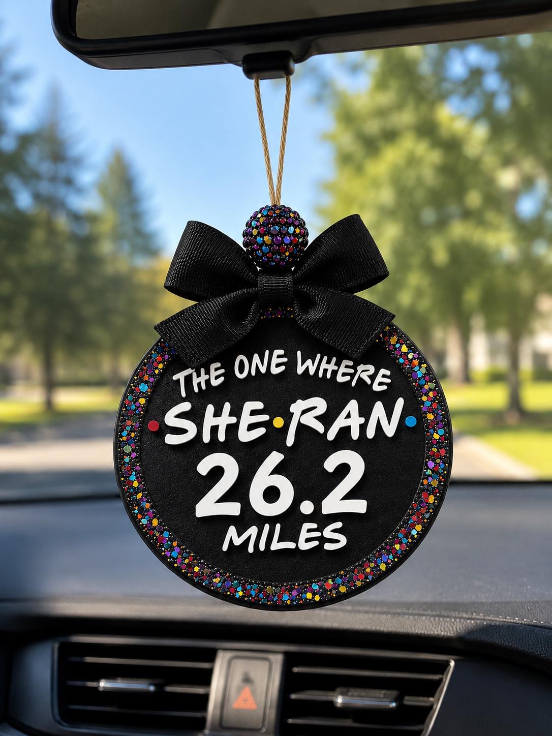 26.2 Car Freshie. Funny Runner Gift.  Marathon Air Freshener. Race Day Gift. Running Car Freshener. Running Car Freshie