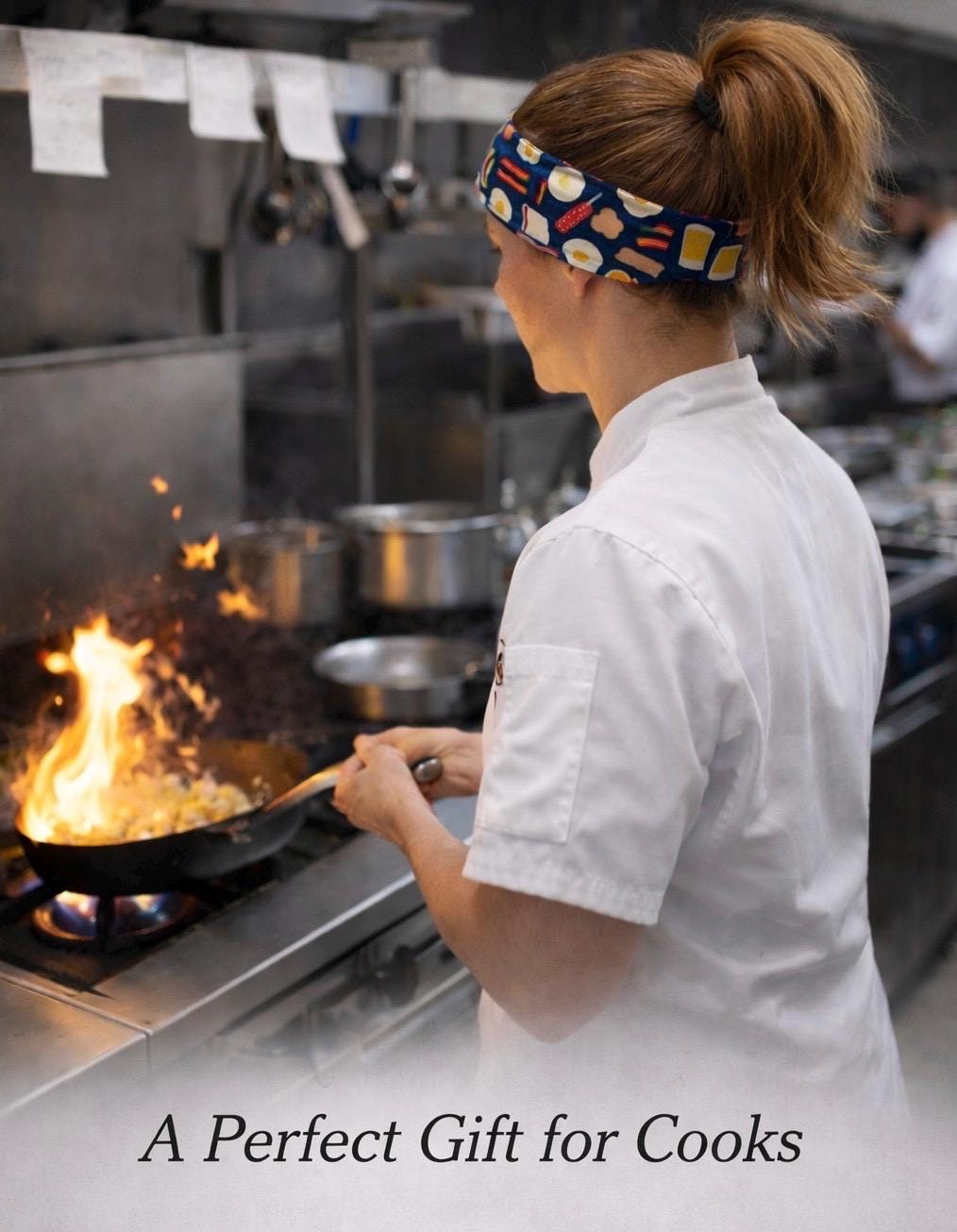 Eggs and  Bacon moisture wicking, non slip, athletic headband, Running Headband, Breakfast Headband, Headband for Cooks.
