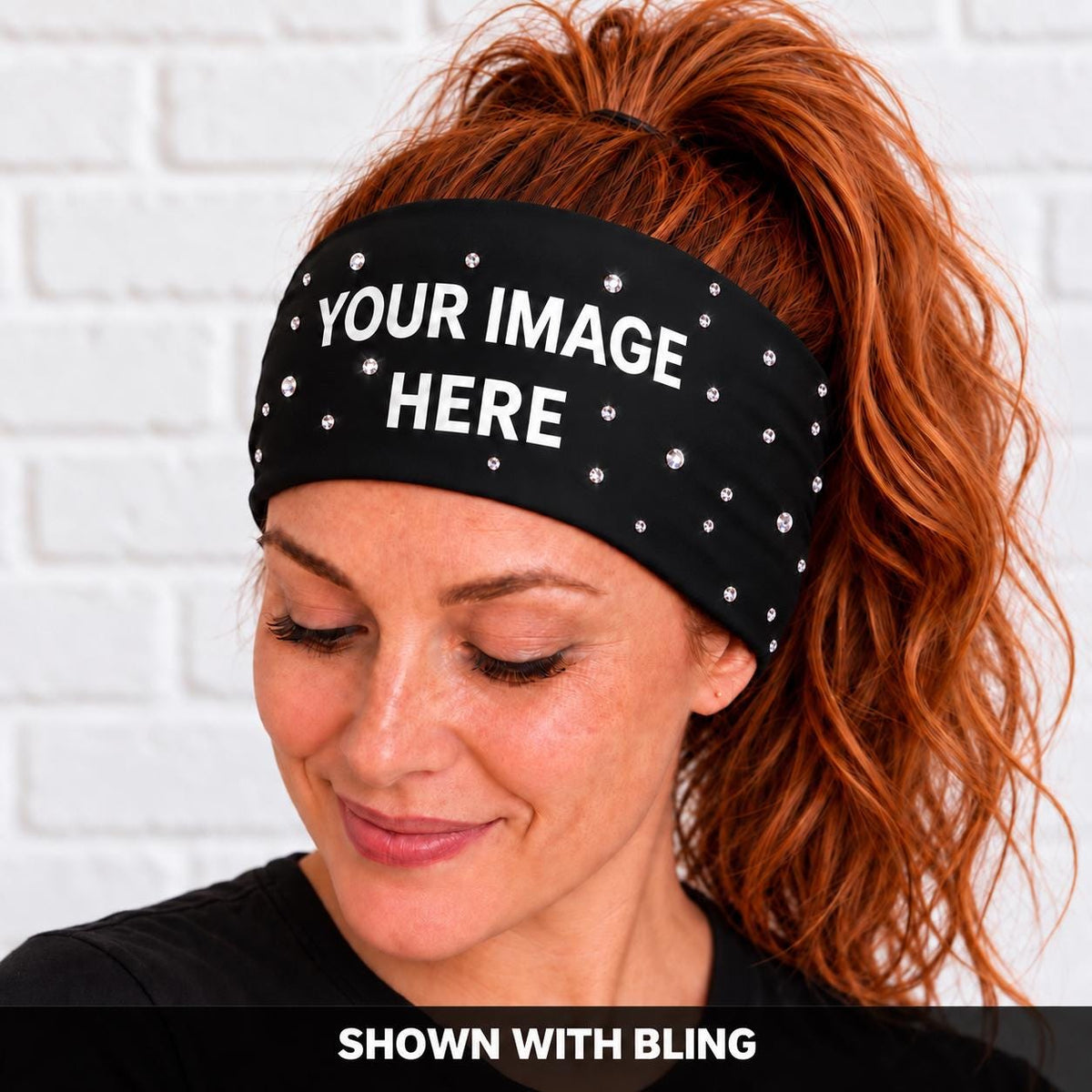 Custom Biker Moisture Wicking Headband.  Non Slip motorcycle headband. Helmet Headband. Custom Image Headband for Bikers . Customized Gift