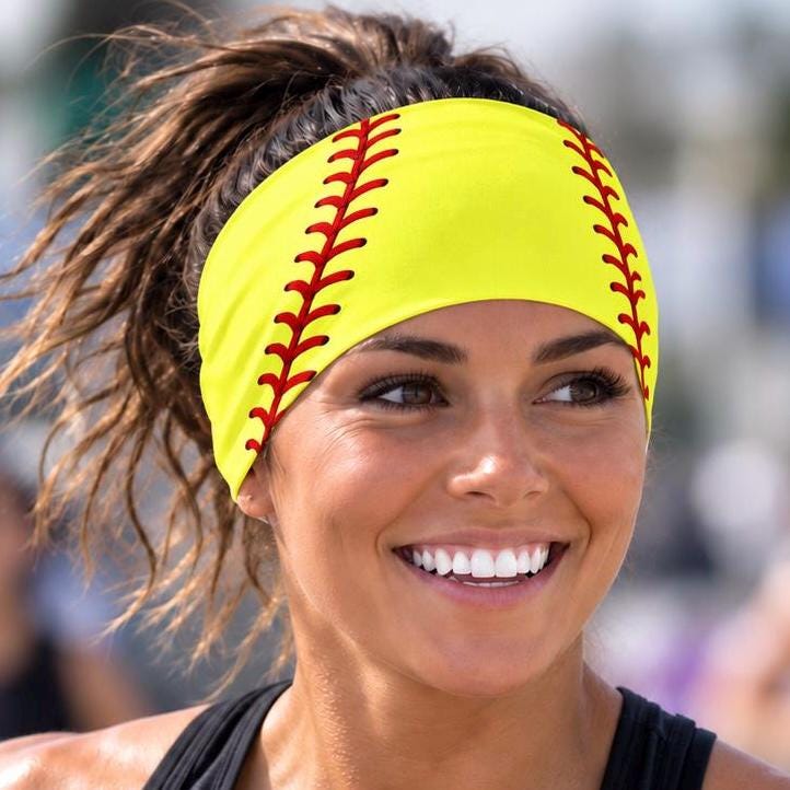 Baseball Moisture Wicking Headband.  Non Slip athletic headband. Baseball Seams Headband. Gift For Baseball Player. Baseball Fan Headband