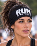 Running Headband. Motivational Running Headband. Headband for Race Training. Race Day Headband. Moisture Wicking Athletic Headband.