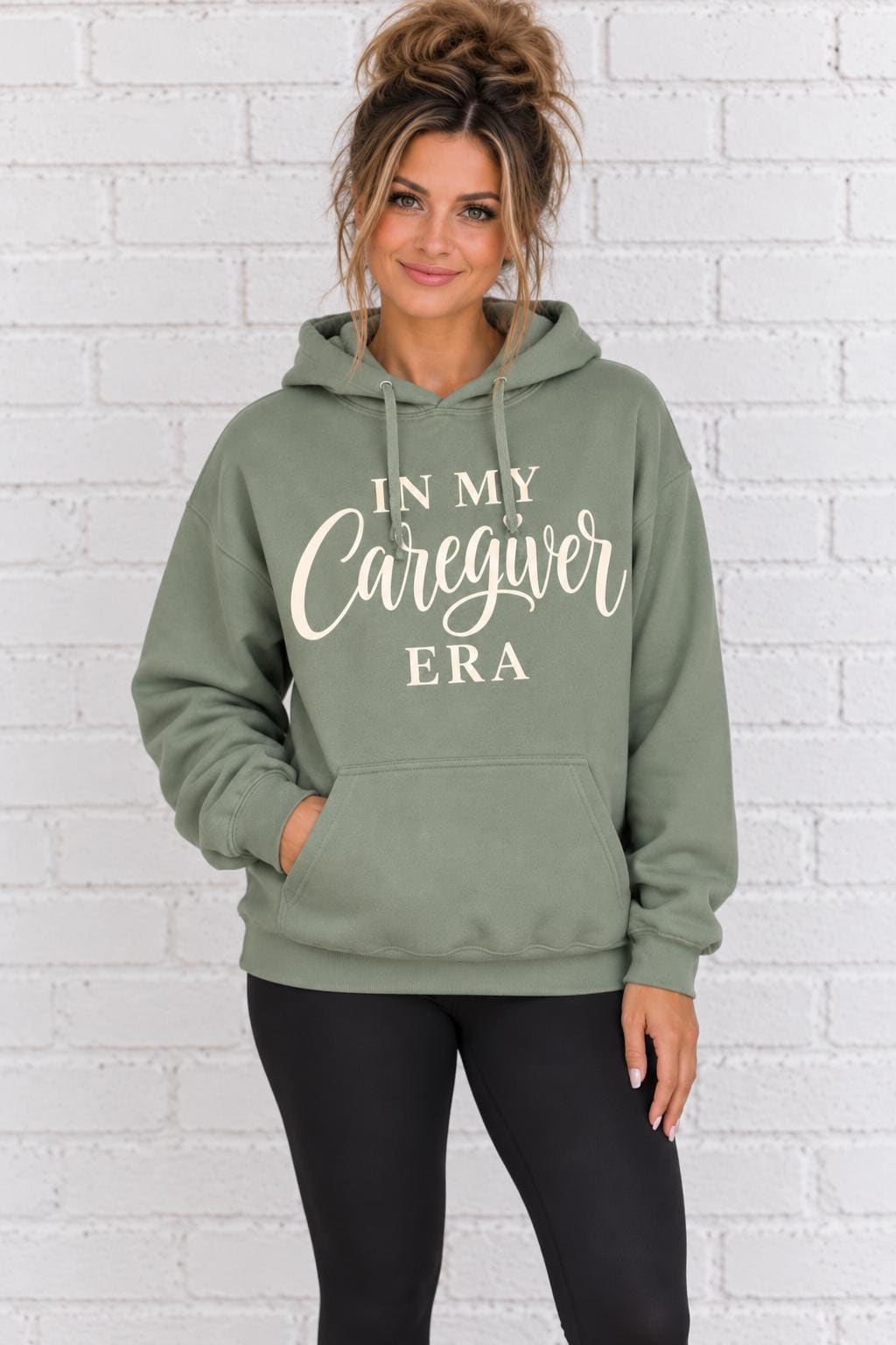 Caregiver Sweatshirt, Caregiver Hoodie, Healthcare Worker Gift, CNA Nurse Caregiver Gift, Gray Unisex Hoodie, Caregiver Appreciation Gift
