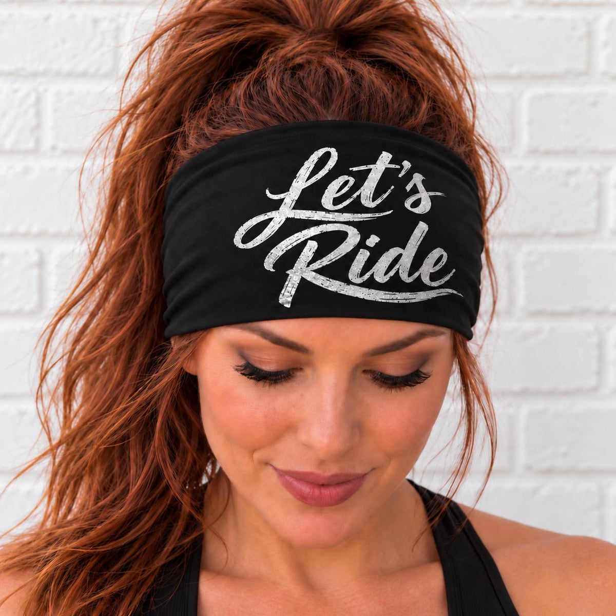 Biker Headband. Motorcycle Moisture Wicking  Headband, Non Slip Helmet Headband, Headband Gift for Bikers. Let’s Ride Headband for bikers.