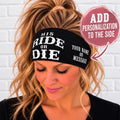 Biker Bling Headband. Motorcycle Moisture Wicking  Headband. Headband Gift for Bikers. His Ride or Die Headband. Custom Motorcycle Headband