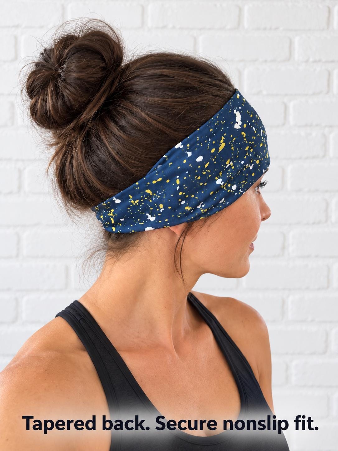 Paint Splatter Running Headband. Moisture-Wicking Unisex Headband . Wide Workout Headband. Headband for Painter. Baseball Player Headband