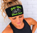 Bike Headband. Cycling Moisture Wicking  Headband, Non Slip Helmet Headband, Wide Fitness Headband. Bike Hair Don’t Care Headband