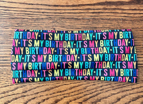 Birthday Moisture Wicking Headband. non slip Athletic Headband. Yoga Headband. Birthday Party Headband. Nurse Headband