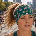 Coffee Moisture Wicking Headband For Running. Non Slip Workout Headband. Sweat Wicking Athletic Headband for Women. Barista Gift