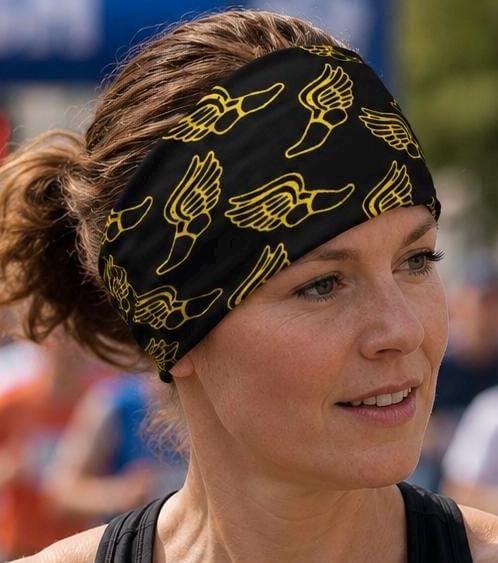 Cross Country moisture wicking, non slip athletic headband. Sweat Headband. Unisex Athletic Headband. Headband for Runners. Track Headband