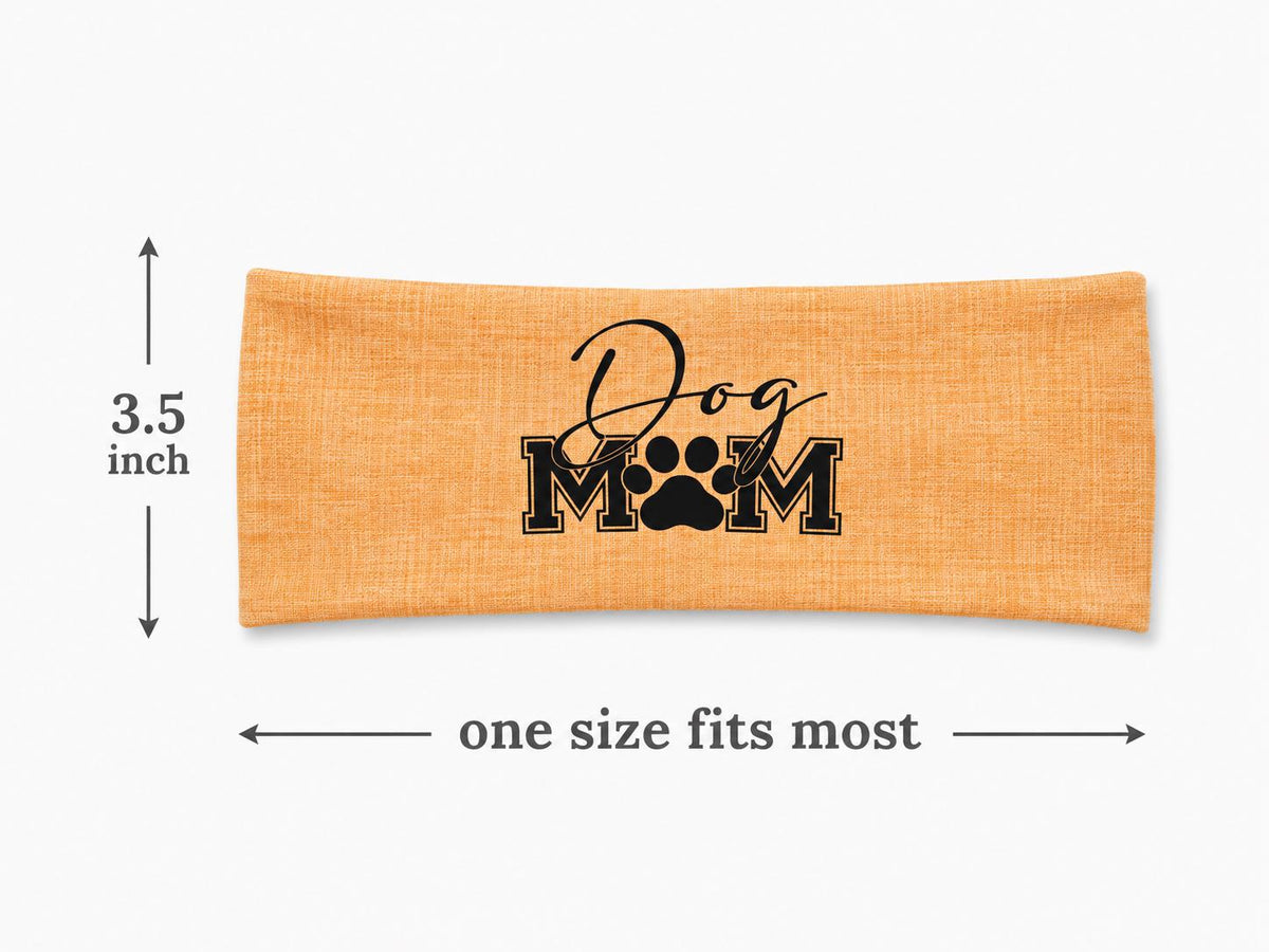 Dog Mom Moisture Wicking Headband.  Non Slip athletic headband. Running Headband. Dog Lover Workout Headband.  Runner Gift.