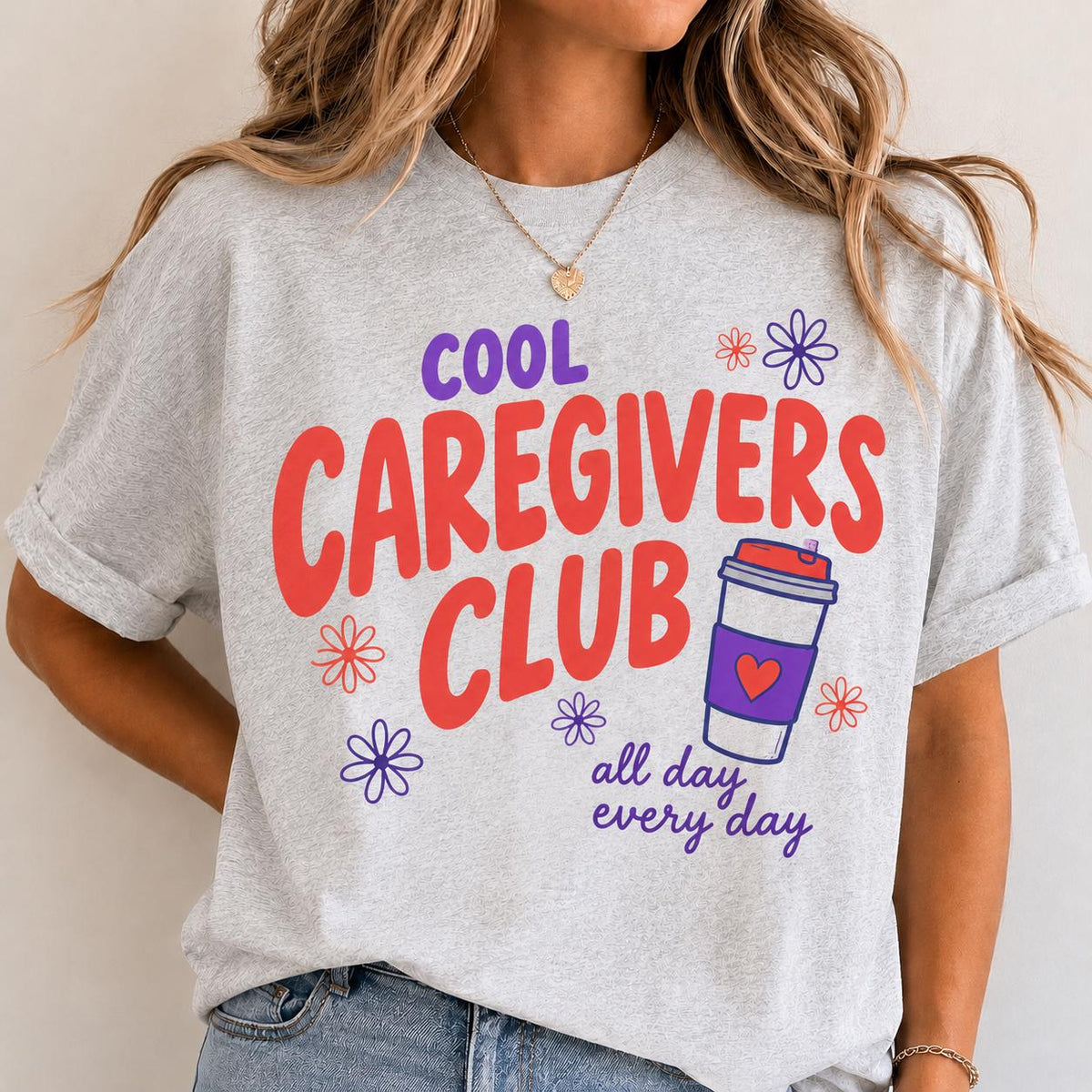 Caregiver Shirt, Cool Caregiver Tee, CNA Gift, Home Health Aide Shirt, Nursing Assistant Shirt, Direct Support Professional Tee