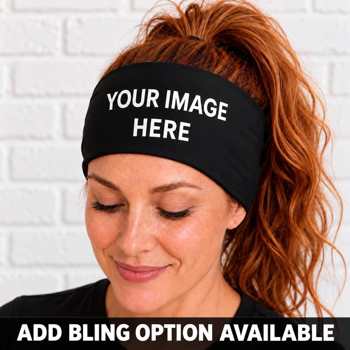 Custom Biker Moisture Wicking Headband.  Non Slip motorcycle headband. Helmet Headband. Custom Image Headband for Bikers . Customized Gift