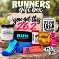 Runner’s Gift Box for Marathon Runner, 13.1 or 26.2 Running Gift Set, Half Marathon & Marathon Gift, Runner Care Package