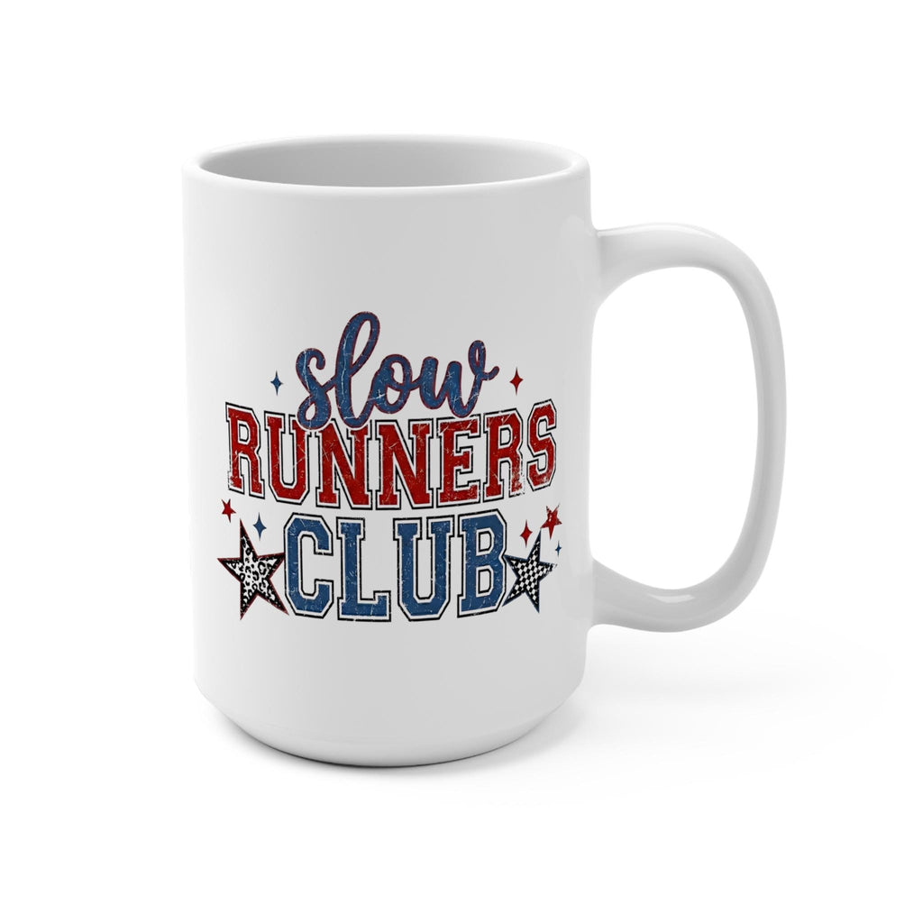 Slow Runners Club Mug | Funny Running Coffee Mug | Gift for Runner Woman | Marathon Jogger Gift | Running Motivation Cup