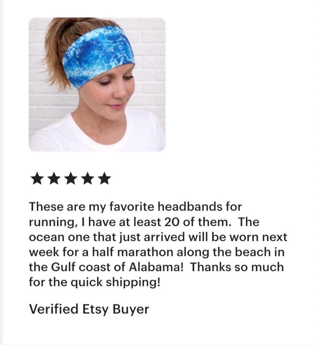 Patriotic Bows Moisture Wicking Headband. non slip Athletic Headband. Yoga Headband. 4th of July Headband. Nurse Headband. Running Headband