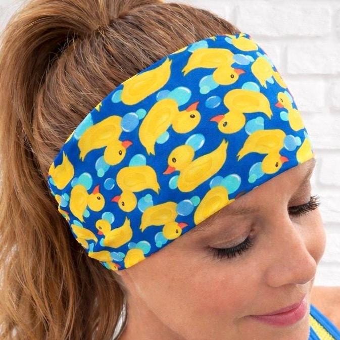 Duck moisture wicking, non slip, athletic headband. Jeep headband. Nurse headband. Women’s workout headband. Motorcycle headband