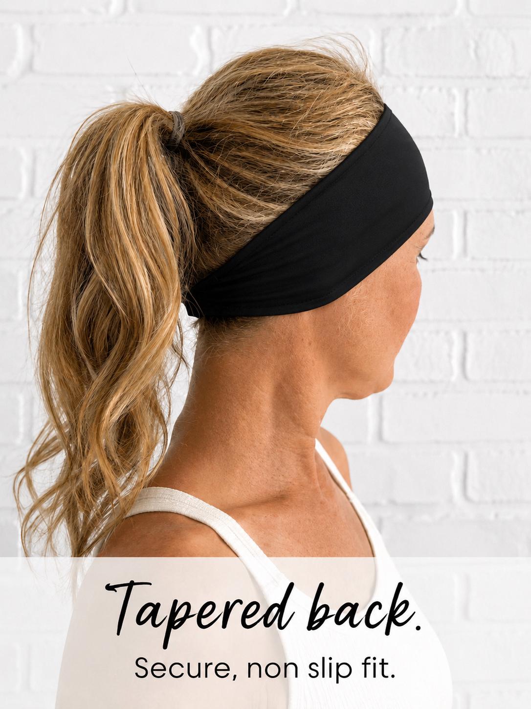Mama Moisture Wicking Headband.  Non Slip athletic headband. Running Headband. Runner Mama Workout Headband. Gift for Runner. New Mom Gift