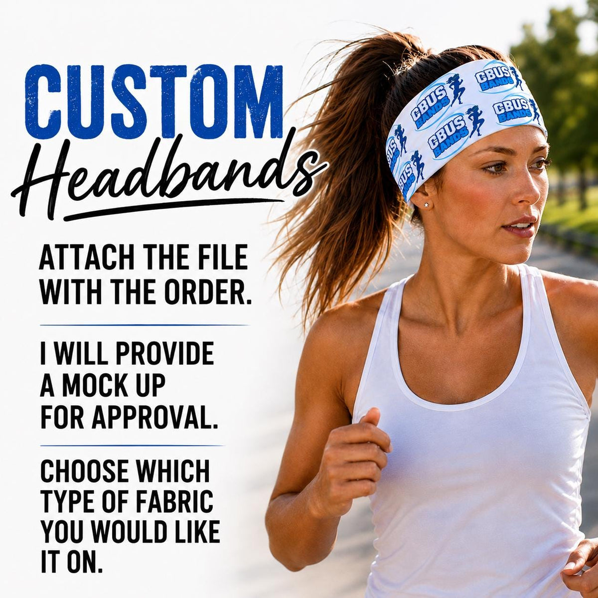 Custom Fabric Headbands.