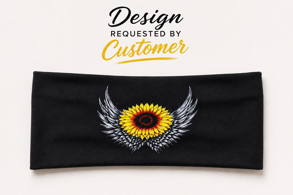 Personalized Moisture Wicking Headband.  Non Slip athletic headband. Running Headband. Custom Image Headband for sports. Customized Headband