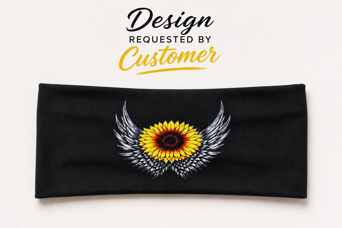 Personalized Moisture Wicking Headband.  Non Slip athletic headband. Running Headband. Custom Image Headband for sports. Customized Headband