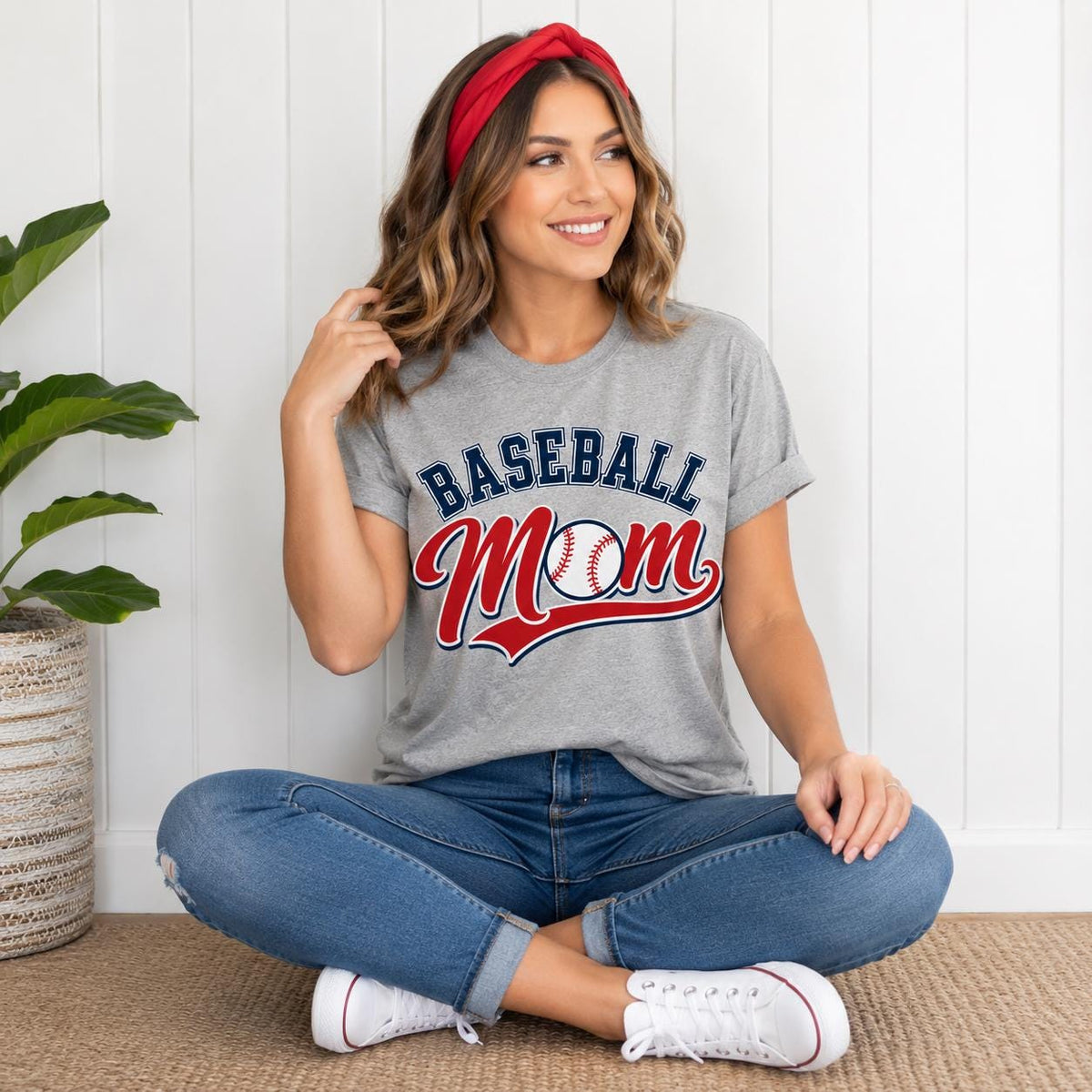 Baseball Mom Shirt, Baseball Mom Tee, Cute Mom Baseball Shirt, Gift for Team Mom, Sports  Mom T-Shirt, Baseball Graphic Tee