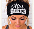 Biker Bling  Headband. Motorcycle Moisture Wicking  Headband,  Headband Gift for Bikers. Bride Biker  Headband. Wedding Day Biker Headband