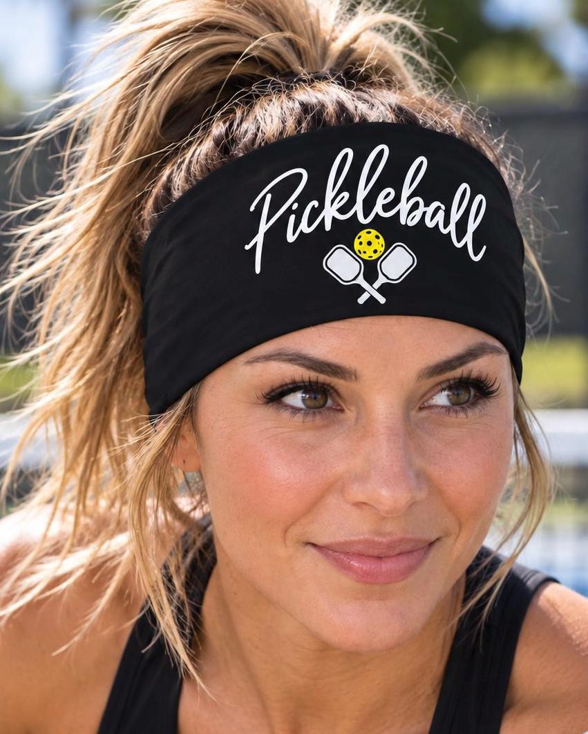Pickleball Headband. Unisex Headband for Pickleball Players. Game Day Headband. Pickleball Moisture Wicking Sports Headband. Pickleball gift