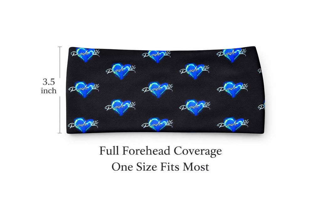 Organ Donation Moisture Wicking Headband. Non Slip athletic headband. Running Headband. Runner Gift.