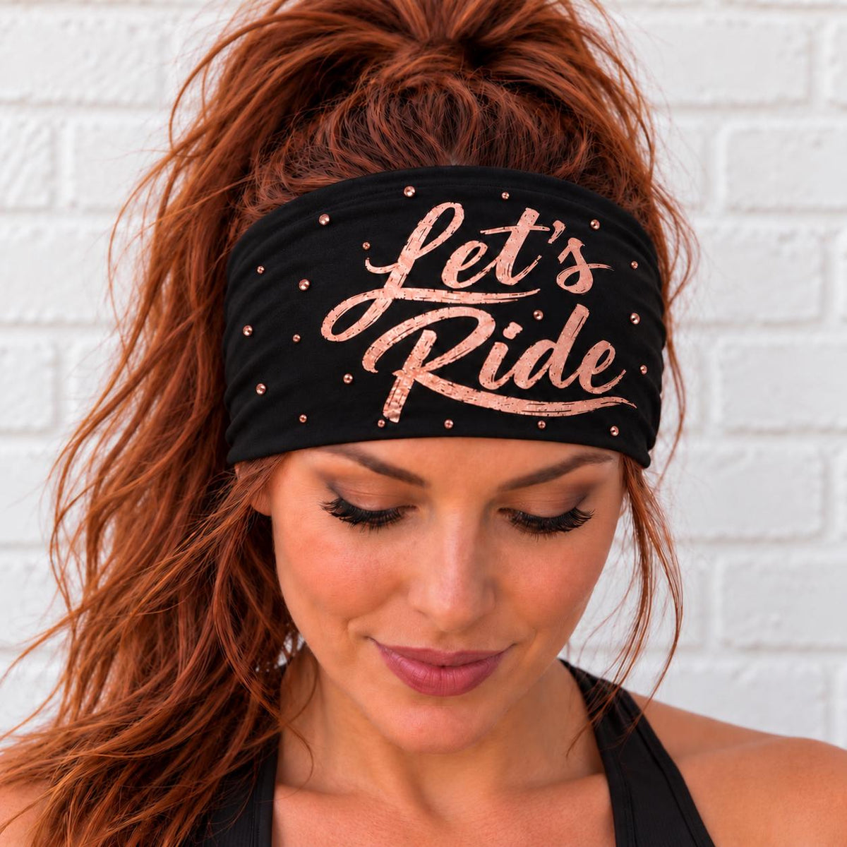 Biker Headband. Motorcycle Moisture Wicking  Headband, Non Slip Helmet Headband, Headband Gift for Bikers. Let’s Ride Headband for bikers.