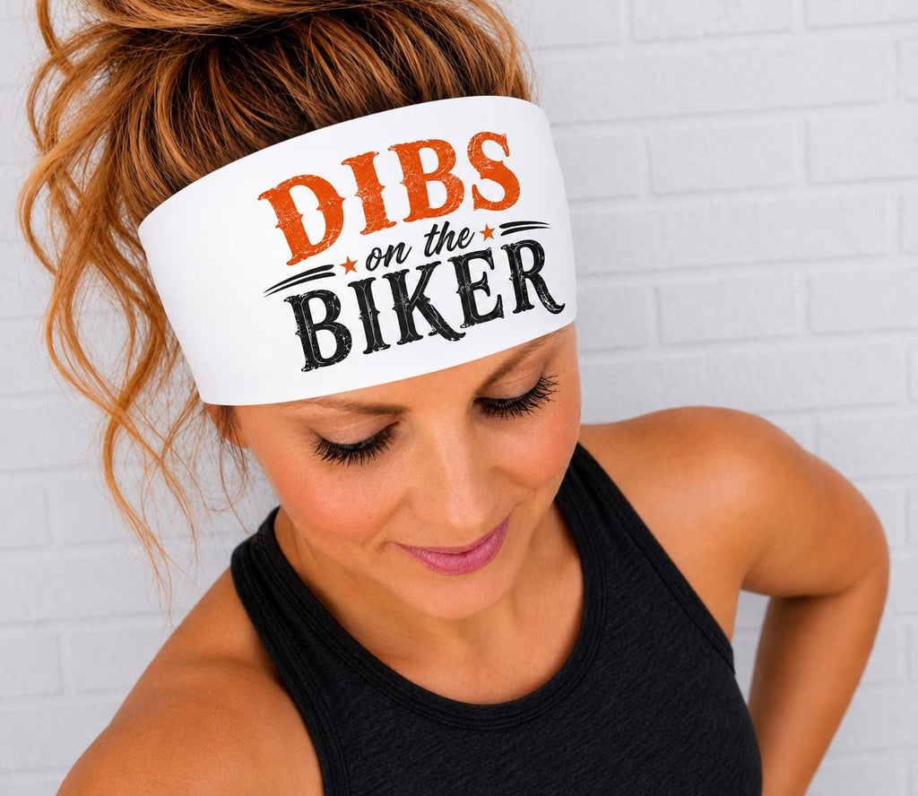 Biker Headband. Motorcycle Moisture Wicking  Headband, Non Slip Helmet Headband, Headband Gift for Bikers. Biker Wife Headband