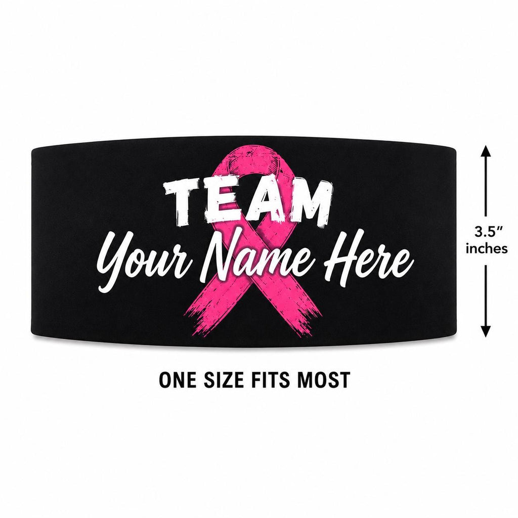 Personalized Moisture Wicking Headband.  Non Slip athletic headband. Running Headband. Ribbon for a cause Headband  Customized Headband