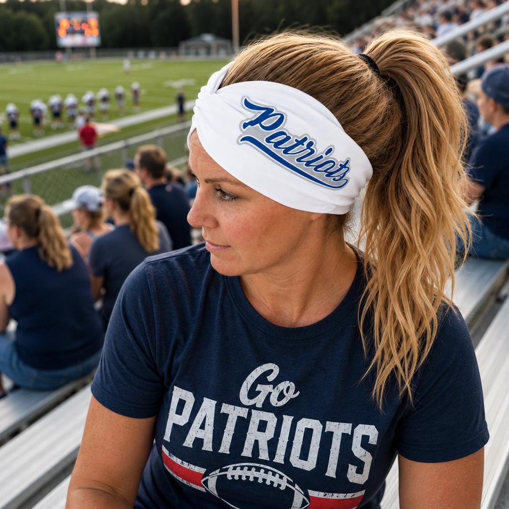 Personalized Twist Headband. Twist Headband for Moms. Sports Team Headband. Custom Image Headband for sports. Customized Headband.