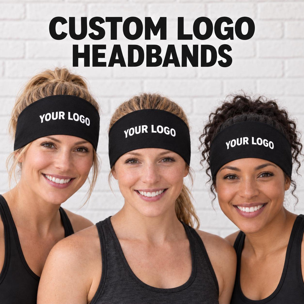 Personalized Moisture Wicking Headband.  Non Slip athletic headband. Running Headband. Custom Image Headband for sports. Bulk order Headband