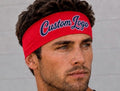 Personalized Moisture Wicking Headband.  Non Slip athletic headband. Baseball Headband. Custom Image Headband for sports. Name Headband