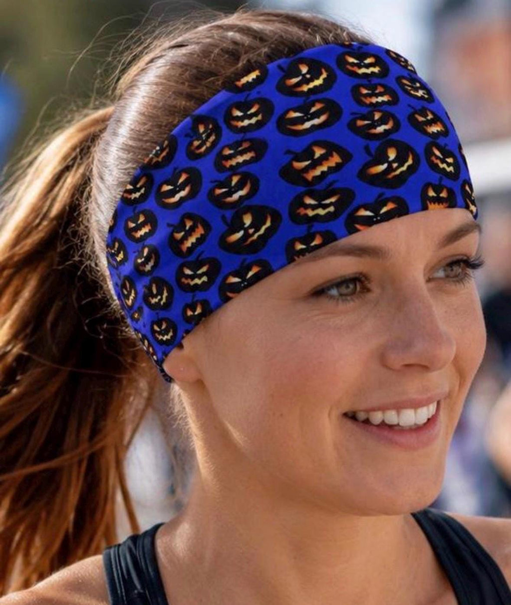Halloween Moisture Wicking Headband Bundle.  Non slip Athletic Headband. Running Headband. Halloween Headband. Holiday Headband Bundle