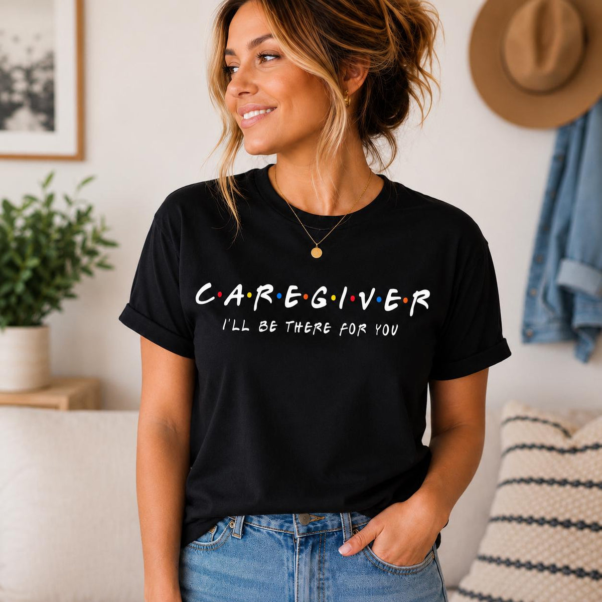 Caregiver Shirt, Caregiver Tee, CNA Gift, Home Health Aide Shirt, Nursing Assistant Shirt, Direct Support Professional Tee. Healthcare shirt