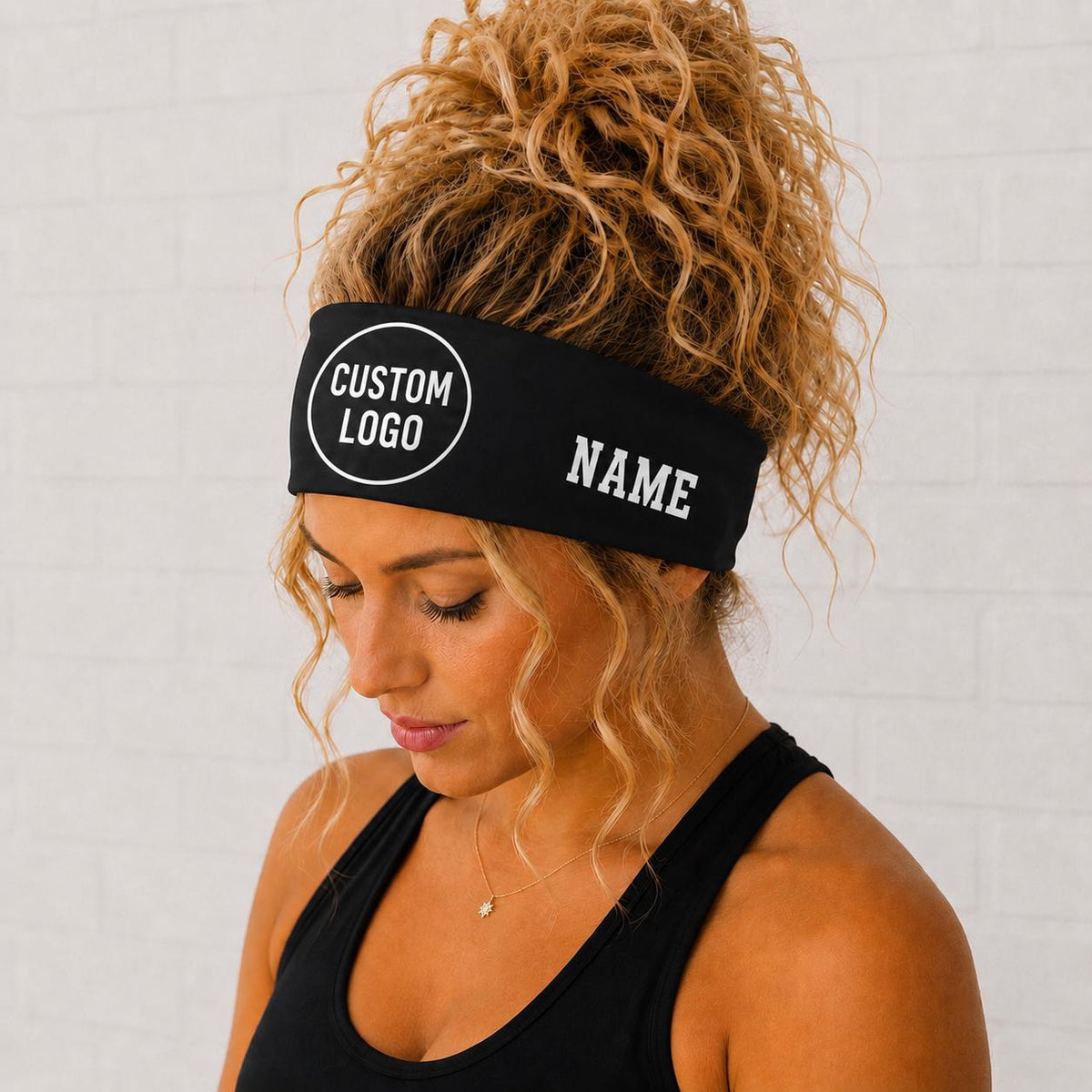 Personalized Moisture Wicking Headband.  Non Slip athletic headband. Running Headband. Custom Image Headband for sports. Name Headband