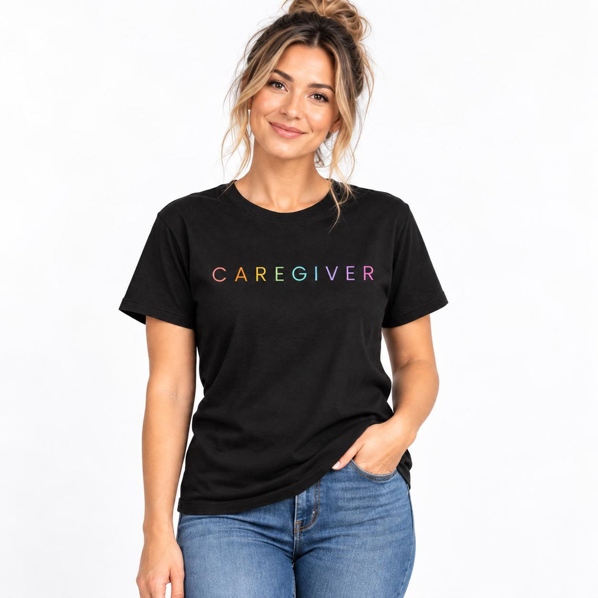 Caregiver Shirt, Caregiver Hoodie, CNA Gift, Home Health Aide Shirt, Nursing Assistant Shirt, Direct Support Professional Tee. HPC gift