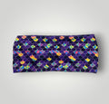 Iridescent Mermaid moisture wicking, non slip, athletic headband, Running Headband. Womens workout headband. Yoga Headband. Nurse Headband.