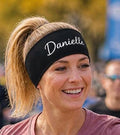 Personalized Name Moisture Wicking Headband. Non Slip athletic headband. Running Headband. Team Name Headband for sports.