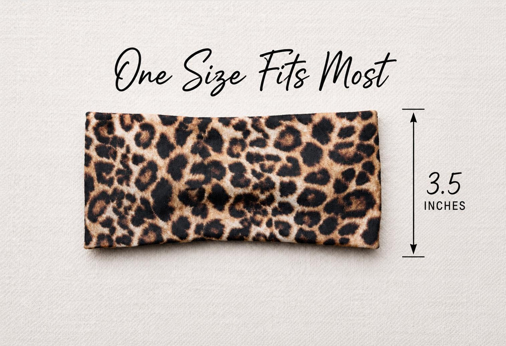 Leopard Print moisture wicking, non slip, athletic headband, Running Headband. Yoga headband. Cheetah headband. Yoga headband. Workout wear.